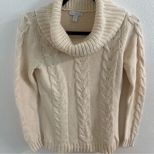 Cream charter club sweater